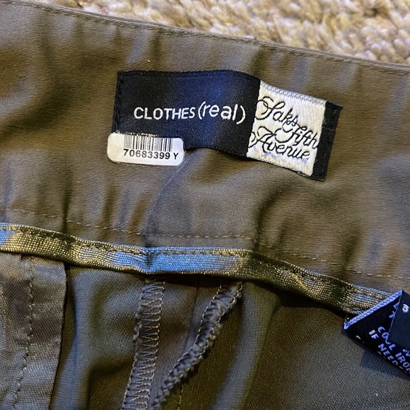 NEW SAKS FIFTH AVENUE CROP SLACKS - Picture 4 of 6